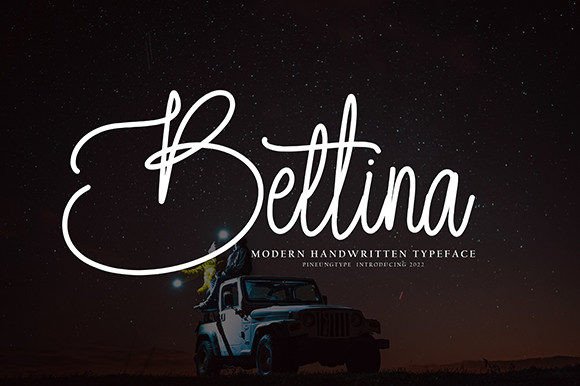 Bettina Script Font for Digital Marketing