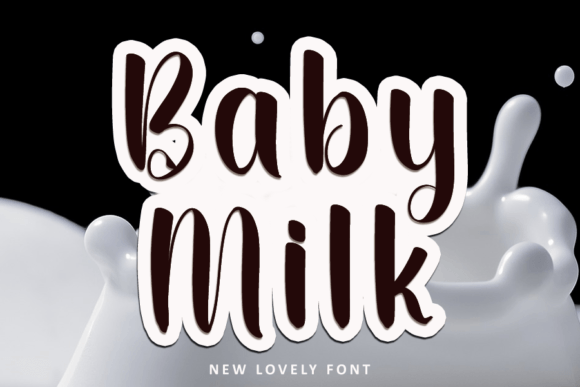 Boost Your Campaign with the Baby Milk Font