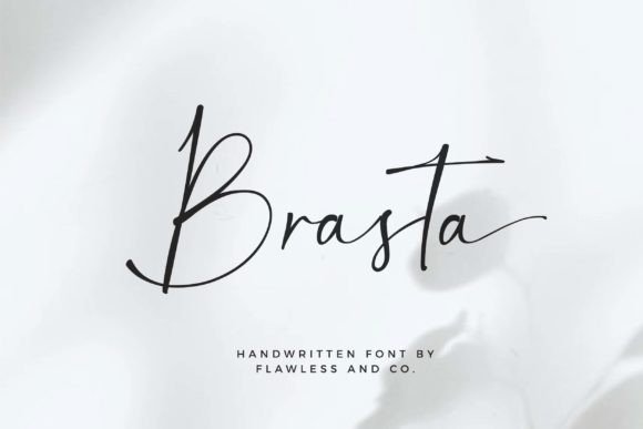 Brasta: A Script Font for Bold Branding and Creative Projects