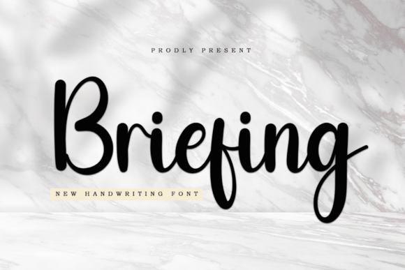 Briefing Typeface: A Romantic Script for Web Design