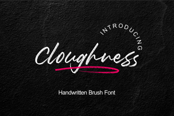 Cloughness Font for Campaign Design