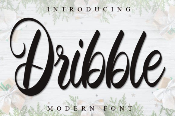 Dribble: A Casual Script Font for Web Design