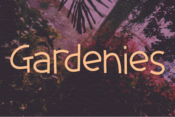 Gardenies Font for Web Design: A Handwritten Touch with Digital Appeal