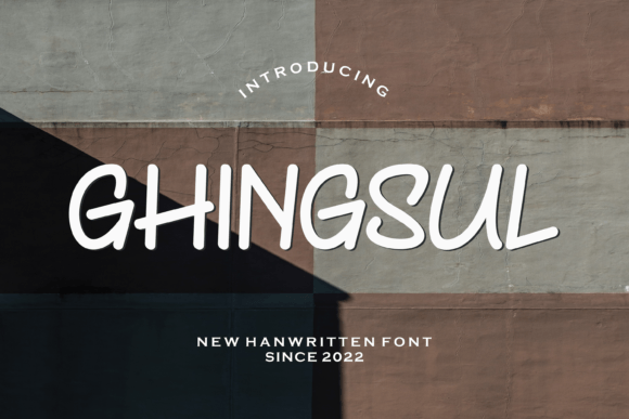 Ghingsul: A Cool and Modern Handwritten Font for Creative Projects