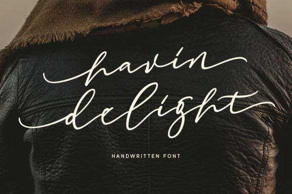 Havin Delight: A Premium Script Typeface for Authentic Campaign Design