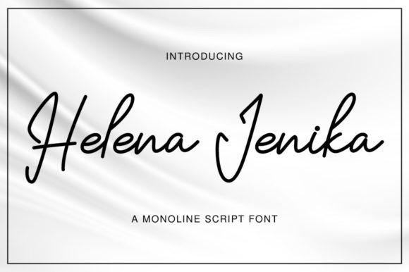 Helena Jenika: A Handwritten Font for Web Design