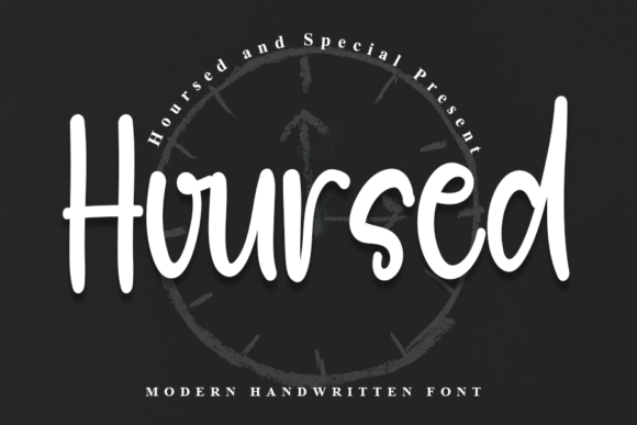 Hoursed: The Premium Handwritten Typeface for Scroll-Stopping Campaigns