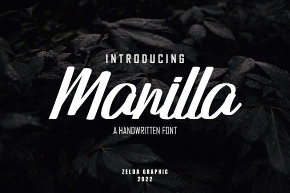 Manilla: A Bold Handwritten Script for Modern Branding