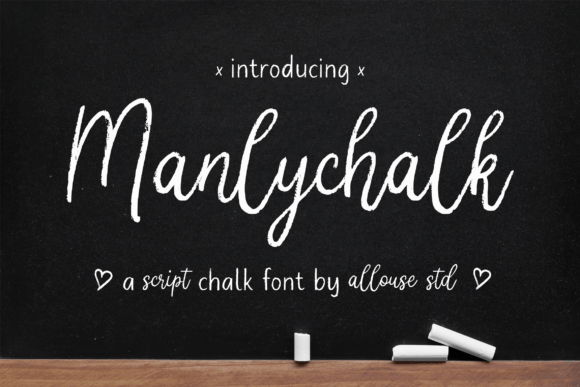 Manlychalk: A Script Font for Bold Branding