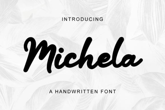 Michela: A Handwritten Font for Timeless Editorial Design