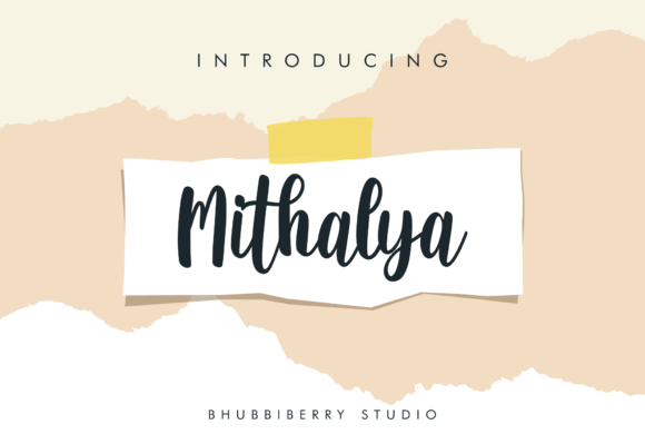 Mithalya: The Handwritten Typeface That Elevates Digital Branding