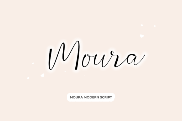 Moura: A Luxurious Handwritten Font for Modern Branding