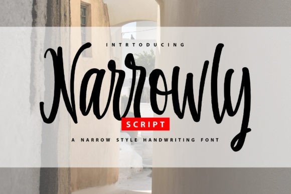 Narrowly Font for Web Design: A Bold Script with Modern Appeal