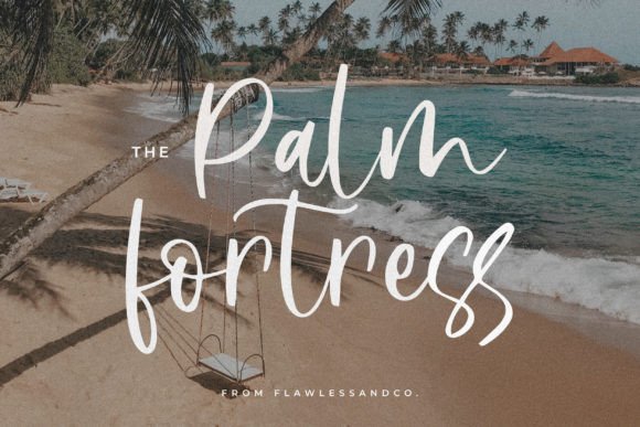 Palm Fortress: The Handwritten Typeface for Authentic Brand Identities