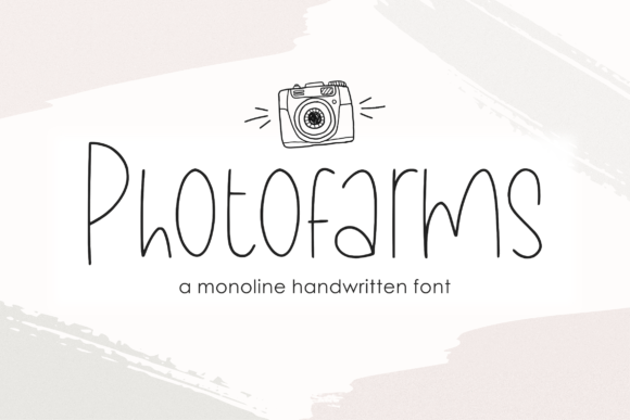 Photofarms: A Handwritten Font That Elevates Handmade Creations