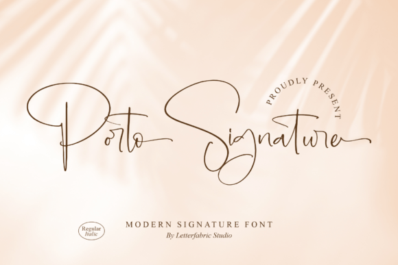 Porto Signature: A Handwritten Font for Modern Web Design