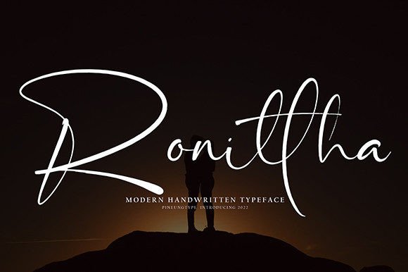 Ronittha: A Handwritten Font That Elevates Handmade Creations