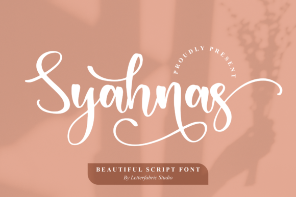 Syahnas: A Handwritten Font for Elegant Editorial Design