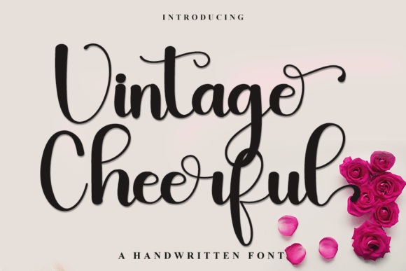 Vintage Cheerful Font for Timeless Branding