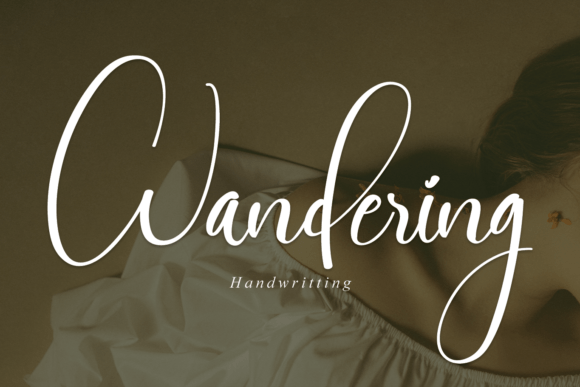 Wandering Font for Handmade Creations