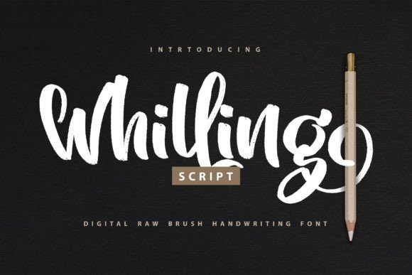 Whilling: A Handwritten Font for Modern Editorial Design
